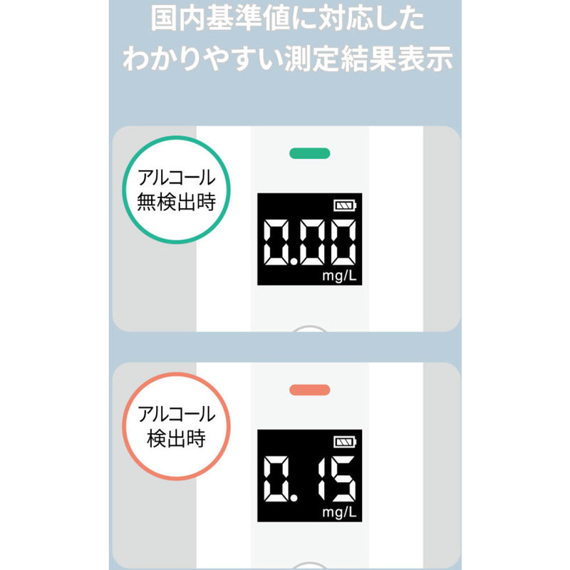 アルコ-ルチェッカ- 半導体式 白 BAC10W メーカー直送 ▼返品・キャンセル不可【他商品との同時購入不可】