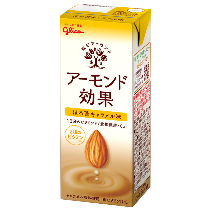 Glico almond effect bittersweet caramel flavor 200ml 200ml