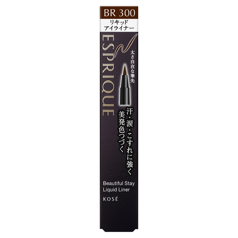 Kose Esprique Beautiful Stay Liquid Liner BR300 Dark Brown