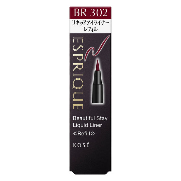 Kose Espreque Beautiful Stay Liquid Liner BR302 Burgundy Brown Refill