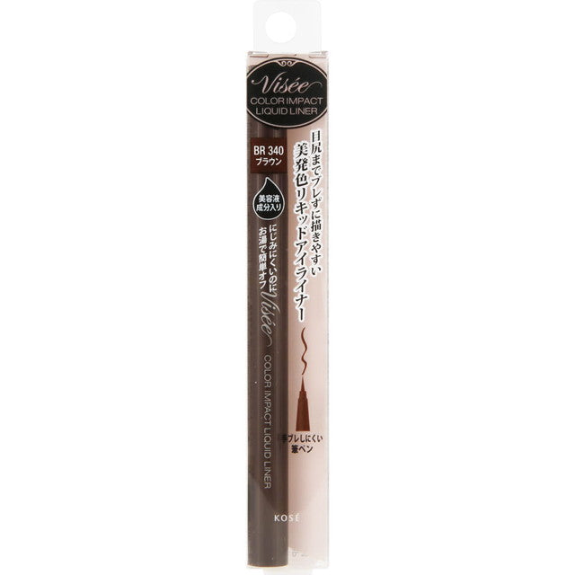 Kose Viseriche Color Impact Liquid Liner Brown BR340