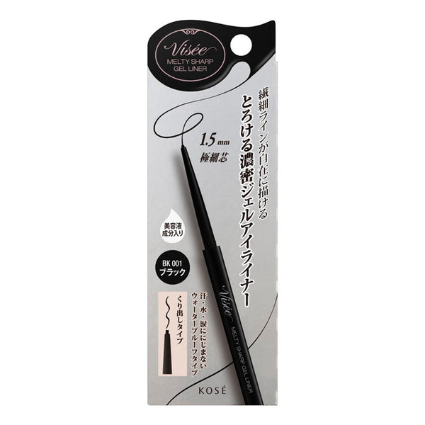 Kose 高丝 Viceriche Melty Sharp Gel Liner BK001 黑度