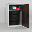 扉式タイヤ収納庫 TBT-132 (MBR) メーカー直送 ▼返品・キャンセル不可【他商品との同時購入不可】