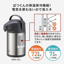 ピーコック ステンレスエアーポット MRS-30XA