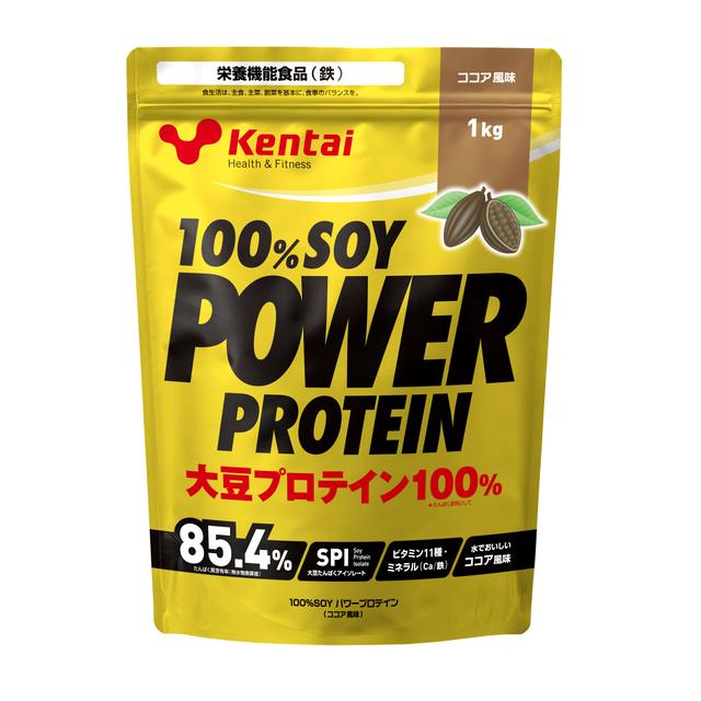 ◆Kentai Kentai 100% Soy Power Protein Cocoa Flavor 1000g