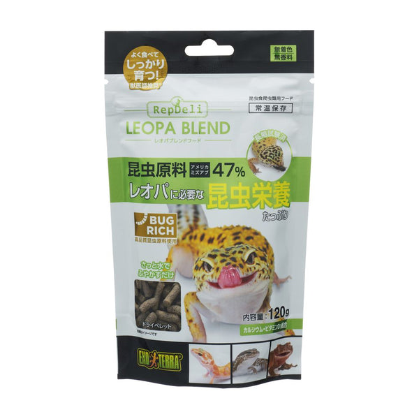 ジェックス レオパブレンドフード 120g