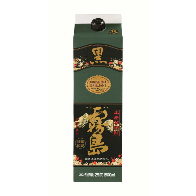 霧島酒造 本格焼酎 黒霧島 25度 チューパック 1800ml