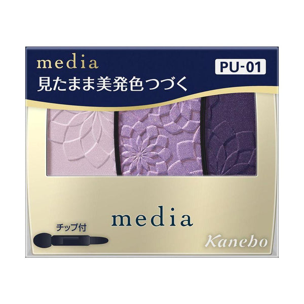 カネボウ メディア グラデカラーアイシャドウN PU－01 3.1g