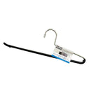 シンコハンガー すべらないハンガー スラックスハンガー PVC ブラック 2本組