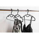 シンコハンガー リバース セットハンガーストップ ブラック  3本組