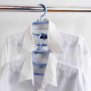 シンコハンガー F-Fit 形態安定シャツ用ハンガー スカイブルー  2本組