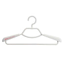 シンコハンガー F-Fit 形態安定シャツ用ハンガー ホワイト  2本組