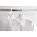 シンコハンガー F-Fit 形態安定シャツ用ハンガー ホワイト  2本組