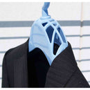 シンコハンガー F-Fit ウォッシャブルスーツ用ハンガー スカイブルー