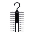 シンコハンガー F-Fit ネクタイハンガー クロス ブラック