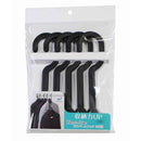 シンコハンガー ベストライン Wスペースフック5本組 ブラック