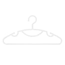 シンコハンガー 抗菌セットスリムハンガー ホワイト 10本組