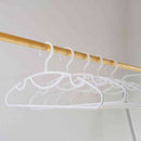 シンコハンガー 抗菌セットスリムハンガー ホワイト 10本組
