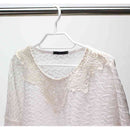 シンコハンガー モノクローゼット シャツハンガー ホワイト  5本組