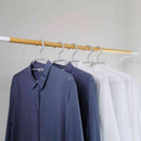 シンコハンガー モノクローゼット シャツハンガー グレー 5本組