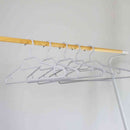 シンコハンガー モノクローゼット シャツハンガー グレー 5本組