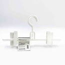 シンコハンガー モノクローゼット スカートハンガー ホワイト 2本組