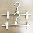 シンコハンガー モノクローゼット スカートハンガー ホワイト 2本組