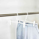 シンコハンガー モノクローゼット スカートハンガー ホワイト 2本組