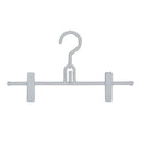 シンコハンガー モノクローゼット スカートハンガー グレー 2本組