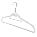 シンコハンガー モノクローゼット シャツハンガーフロッキー ホワイト 6本組