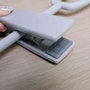 シンコハンガー モノクローゼット スカートハンガービッグクリップ グレー