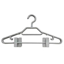 シンコハンガー モノクローゼット シャツハンガークリップ グレー  3本組