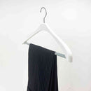 シンコハンガー モノクローゼット スーツハンガースリムストップ ホワイト  2本組