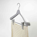 シンコハンガー モノクローゼット スーツハンガークリップ40 グレー