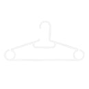 シンコハンガー モノクローゼット シャツハンガースマート ホワイト  5本組