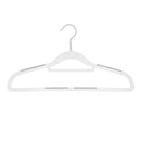 シンコハンガー モノクローゼット シャツハンガーラバー ホワイト  5本組