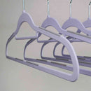 シンコハンガー モノクローゼット シャツハンガーラバー ホワイト  5本組