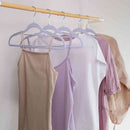 シンコハンガー モノクローゼット シャツハンガーラバー ホワイト  5本組