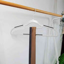 シンコハンガー モノクローゼット シャツハンガーラバー グレー  5本組