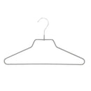シンコハンガー モノクローゼット ネックシャツハンガーノンスリップ グレー 5本組