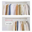 シンコハンガー モノクローゼット V字スペースフック ホワイト 2個組