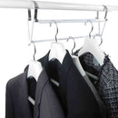 シンコハンガー モノクローゼット V字スペースフック ホワイト 2個組