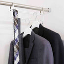 シンコハンガー モノクローゼット V字スペースフック ホワイト 2個組