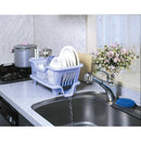 Sanko Plastic Dish Drainer Basket Flow No.4 Horizontal Slim 1 Piece