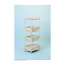 サンコープラスチック ルーチェワゴン4段 TM-31