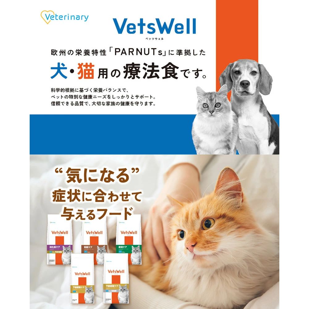Amazon | VetsWell(ベッツウェル) 犬用食事療法食 腎臓ケア 3kg