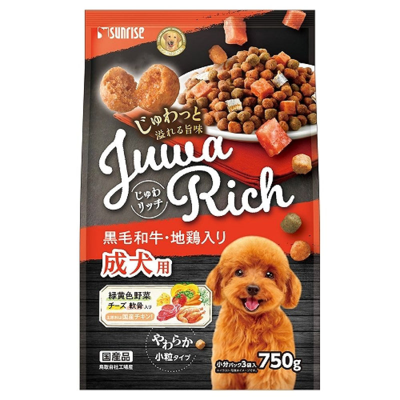 マルカン サンライズ じゅわリッチ 黒毛和牛・地鶏入り 750g