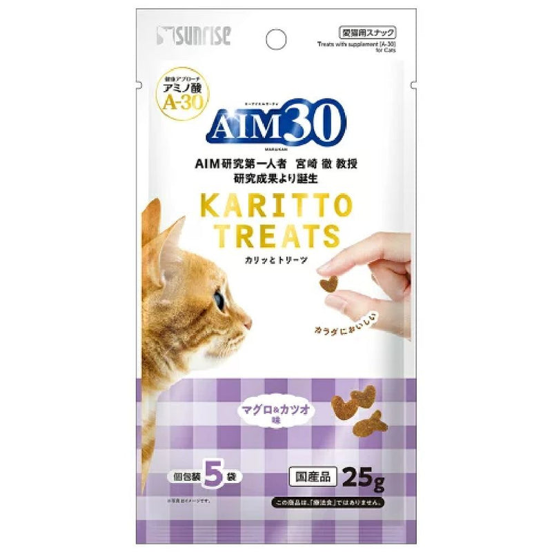 マルカン AIM30 カリッとトリーツ マグロ＆カツオ味 25g