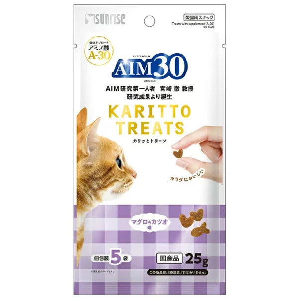 マルカン AIM30 カリッとトリーツ マグロ＆カツオ味 25g