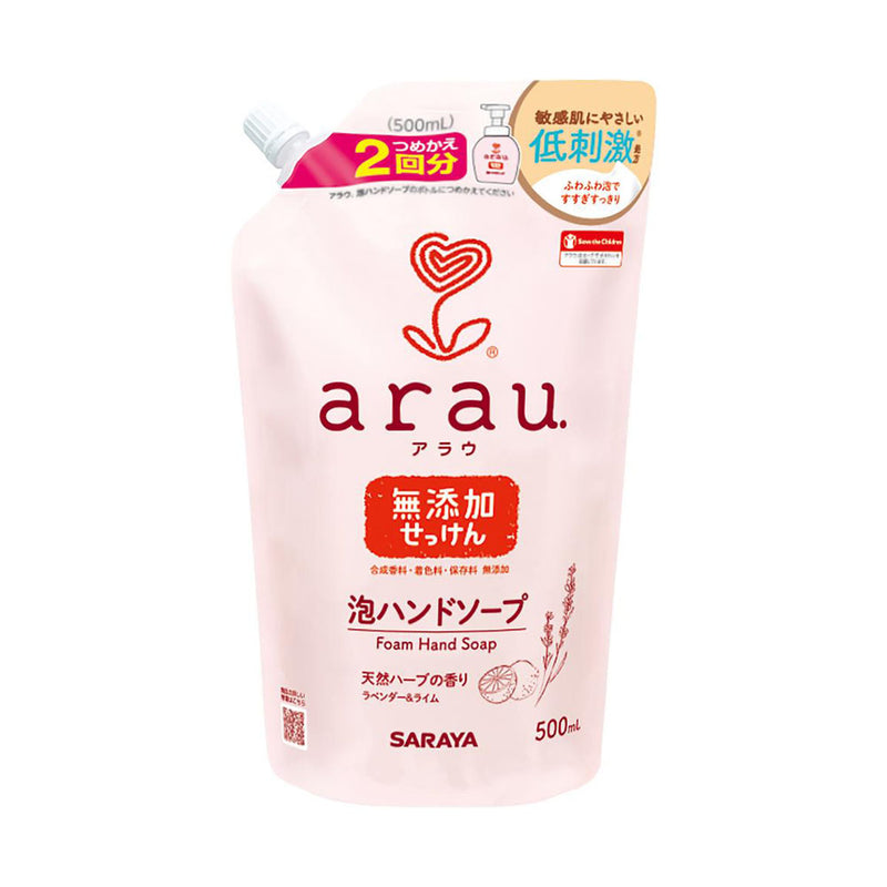 サラヤ arau 泡ハンドソープ 詰め替え  500ml